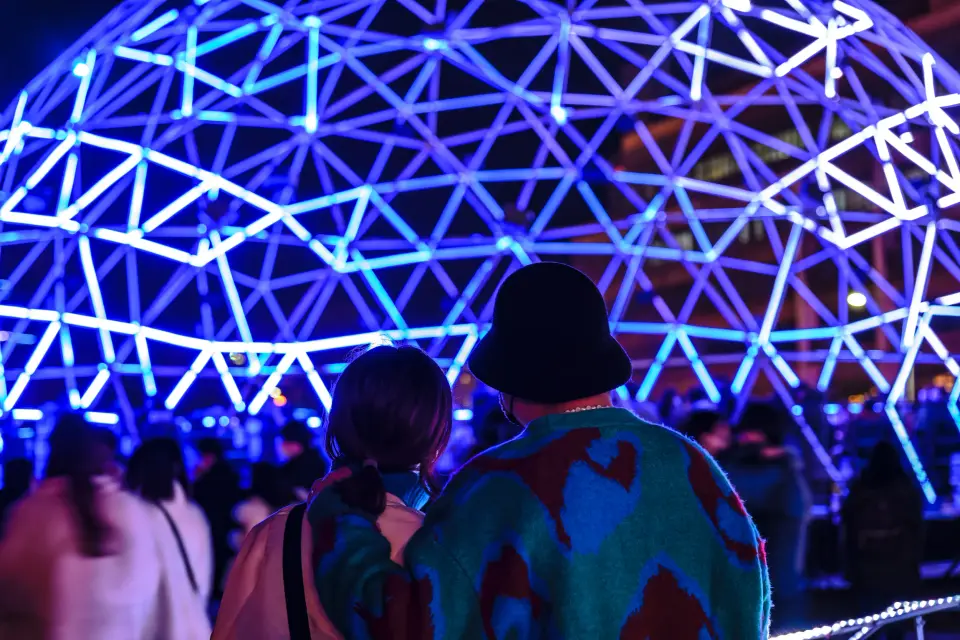 ヨルノヨ2022 横浜市内に点在するポータルの光演出